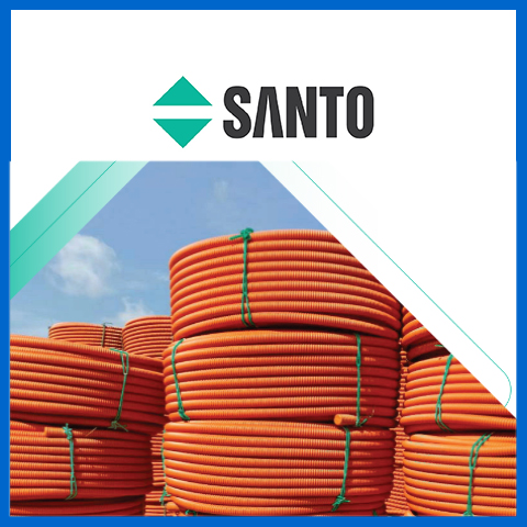 Ống Nhựa Xoăn HDPE Santo